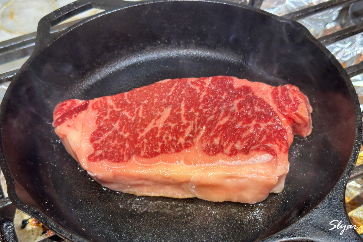 烹饪笔记 - Ribeye肉眼牛排 铸铁锅加烤箱版